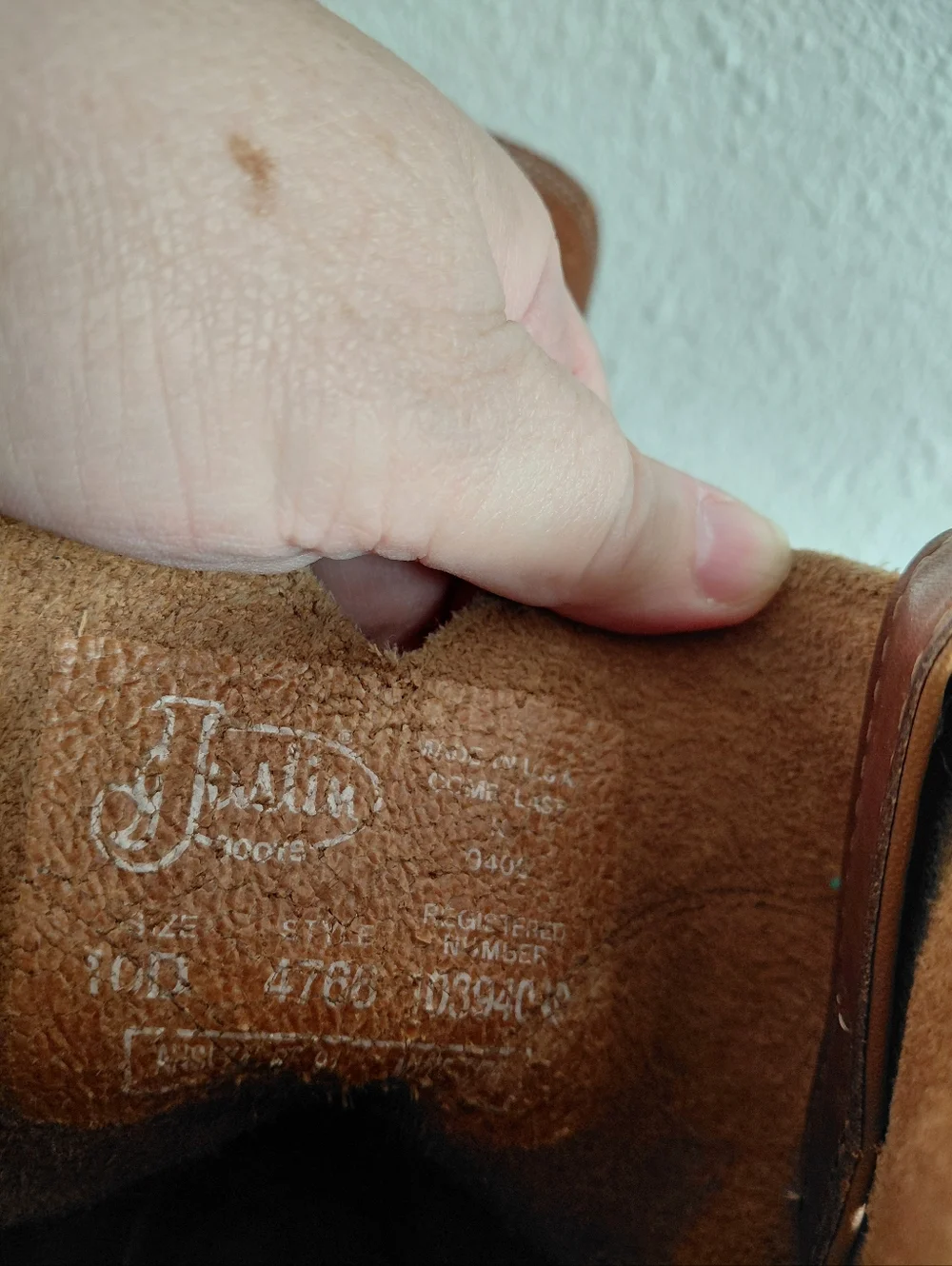 Justin Conductor Boots  Electrical 10” Shaft Work 4766 Leather Copper USA